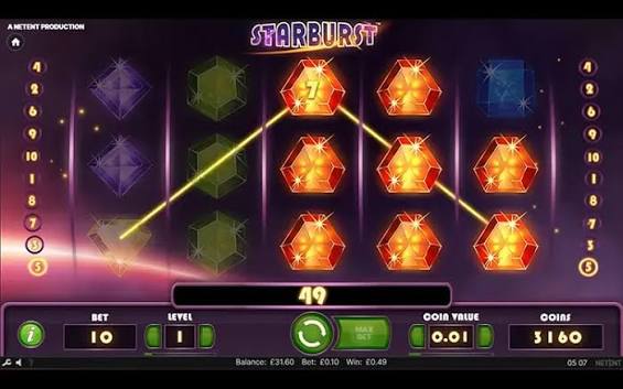 Oplev Starburst RTP Den Ultimative Slotoplevelse